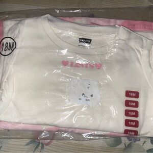 Toddler girl levis skirt jumper with shirt